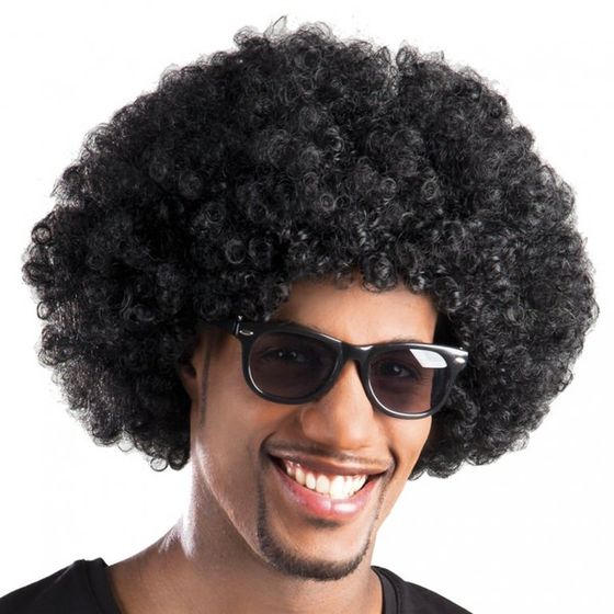 Afro parochňa čierna