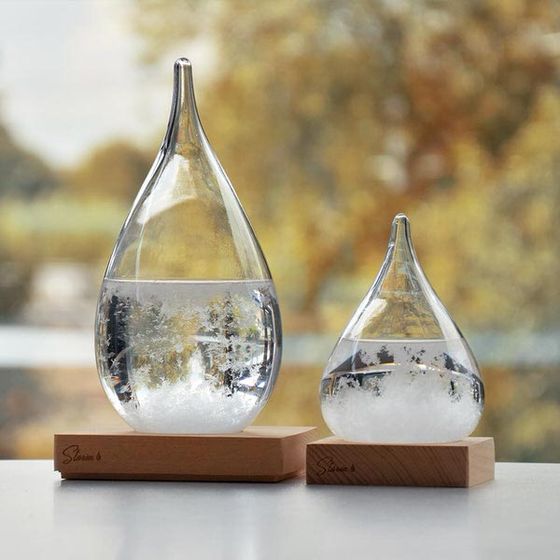 Barometer Storm Glass - veľká kvapka